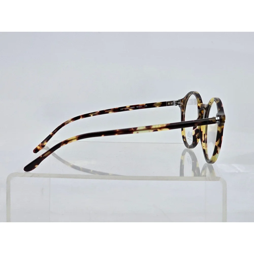 Polo Ralph Lauren Eyeglasses Unisex 50-21-145 Shiny Milky Yellow Havana - New